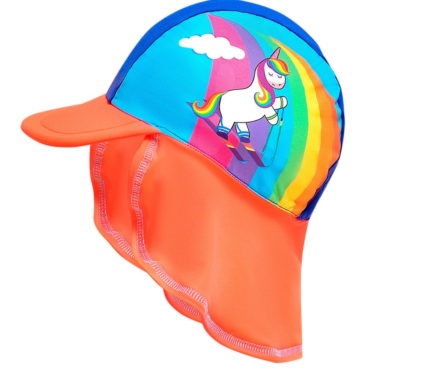 Gorra proteccion solar, para bebé con estampado mágico pony / Ref 240