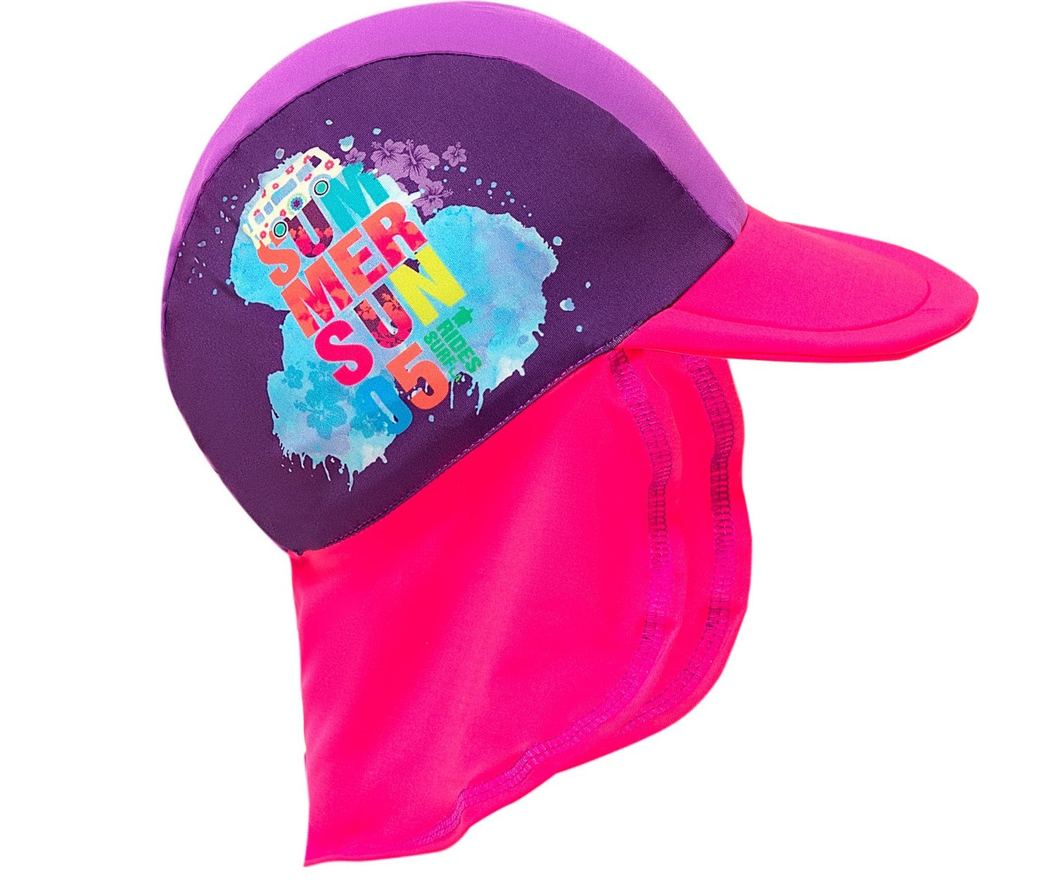 Gorra proteccion solar para bebé, con estampado sol de verano / Ref 242