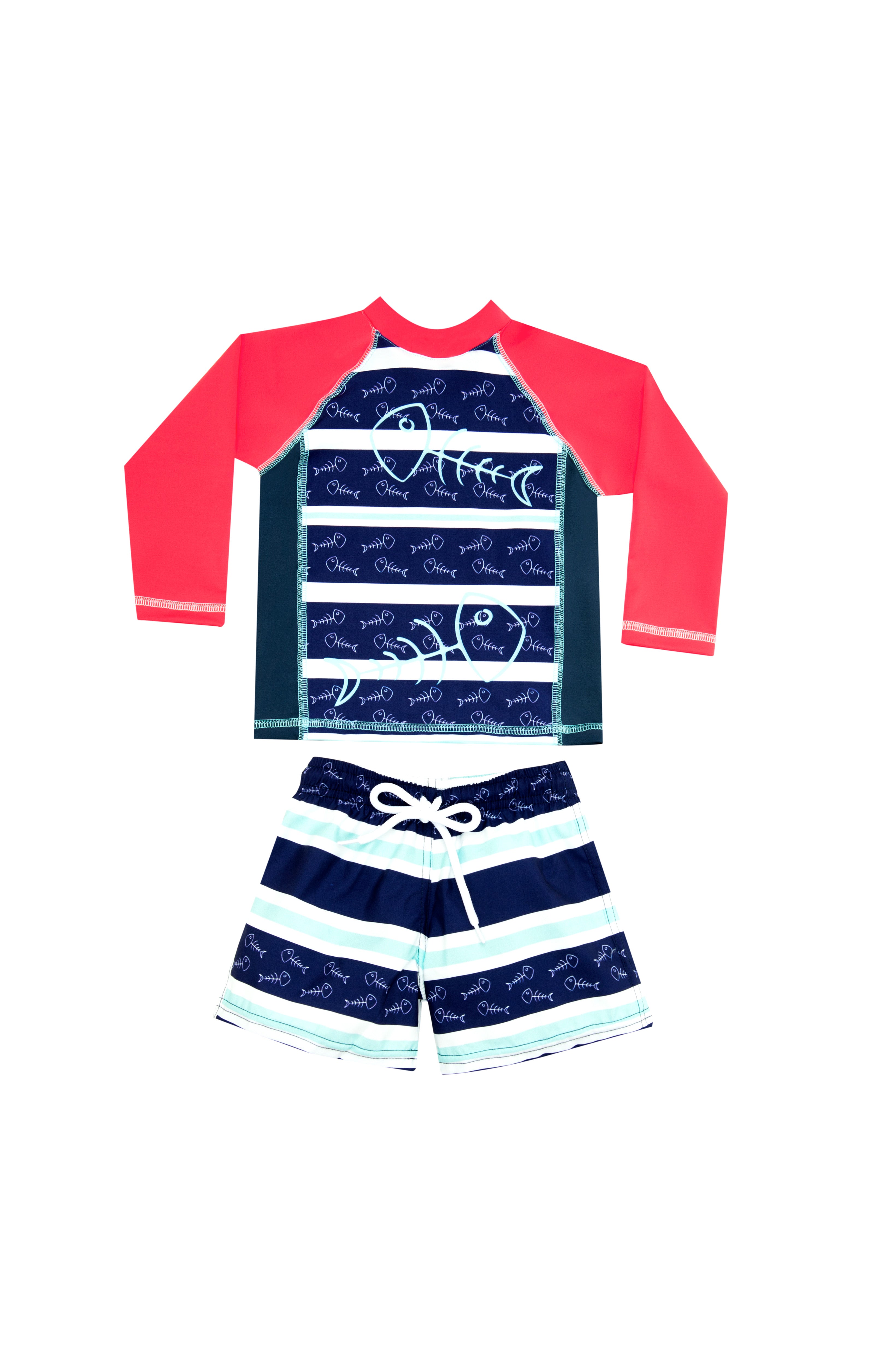 Vestido de baño dos piezas para bebé multicolor / Ref 306