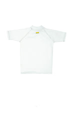 camiseta de baño manga corta color blanco para niño  / Ref 706
