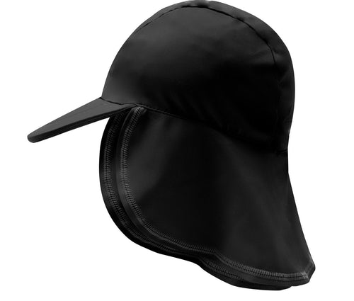 Gorra negra, proteccion solar para bebé color negro / Ref 233