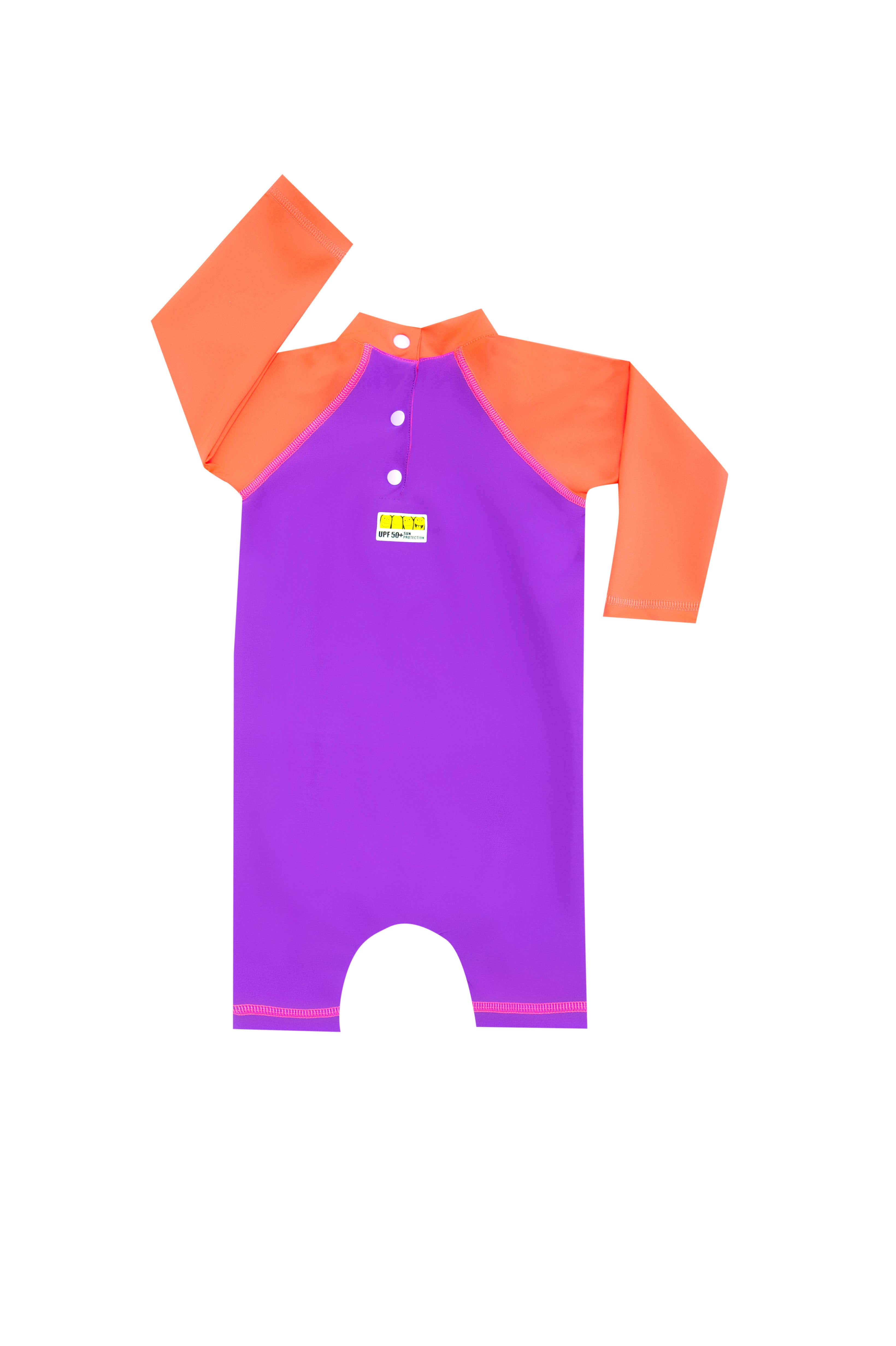 Vestido de baño enterizo manga larga para bebé multicolor / Ref 402
