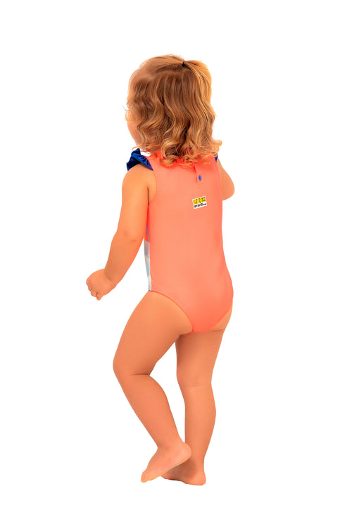 Vestido de Baño de bebé niña, Enterizo Unicornio / Protección UV