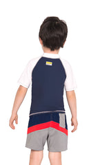 Vestido de baño dos piezas para niño con motivo marinero / Ref 510