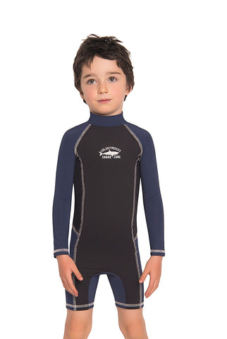 Vestido de baño dos piezas para niño con estampado de Aventuras Acuáticas/ Ref 504