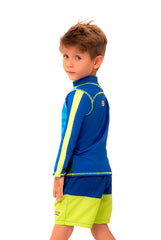 Vestido de baño dos piezas para niño con estampado de  aventuras marinas / Ref 516