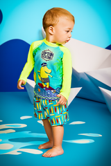 Traje de Baño para Bebé Niño Manga Larga Surf con Protección UV / Ref 305